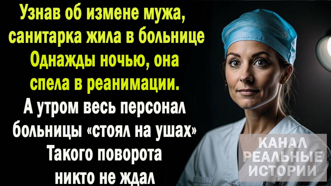 Узнав об измене мужа, санитарка жила в больнице. А едва она в реанимации запела ночью