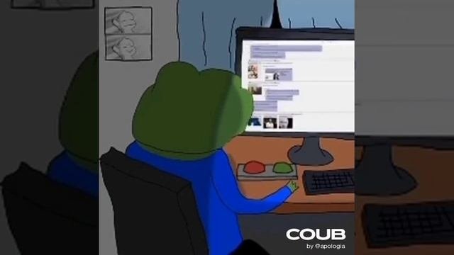 Pepe scrolling 4chan: base cringe  Пепе скроллит двач: база кринж