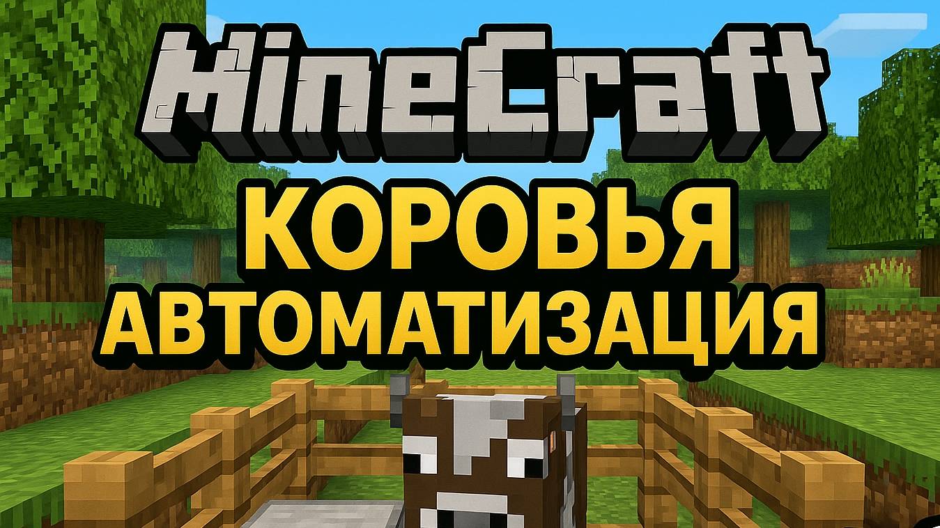 #MineCraft 🐮 КОРОВЬЯ АВТОМАТИЗАЦИЯ #️⃣0️⃣3️⃣ @ParaToxic