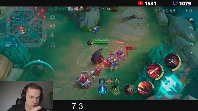 SMETANA Аргус в голд | Mobile Legends Mlbb