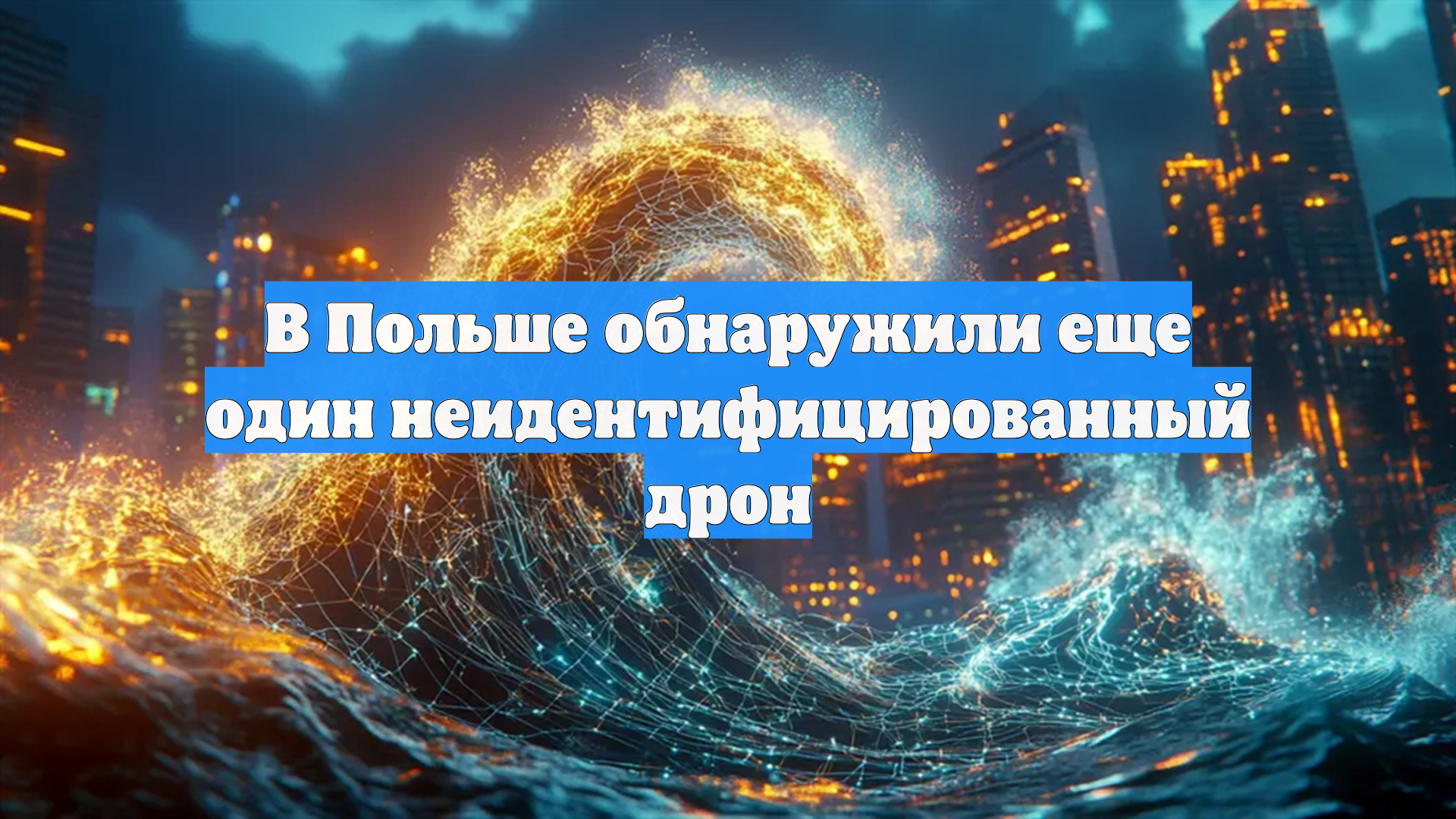 В Польше обнаружили еще один неидентифицированный дрон