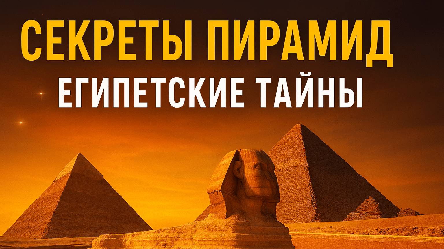 Секреты пирамид Египта, которые до сих пор не разгаданы