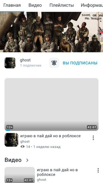подпишись на гоуста