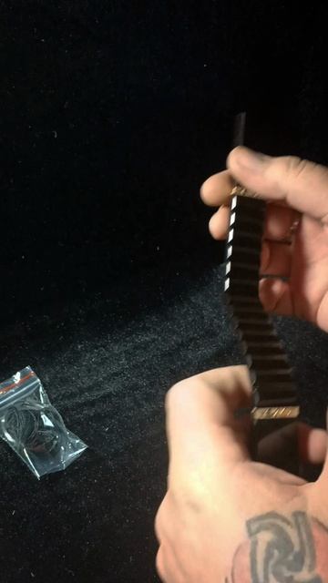 Перекидные чётки из эбонита для Виталия.