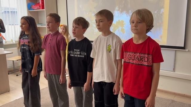 Болдинская Осень в Acadia School. Выступление 4-ого класса