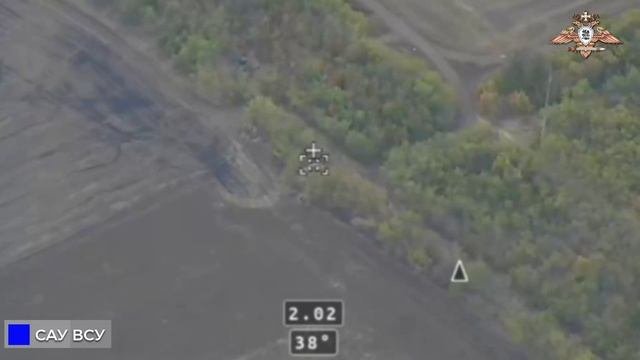 🔥🏴⚡238 бригада громит САУ PzH 2000 ВСУ в Алексеево-Дружковке