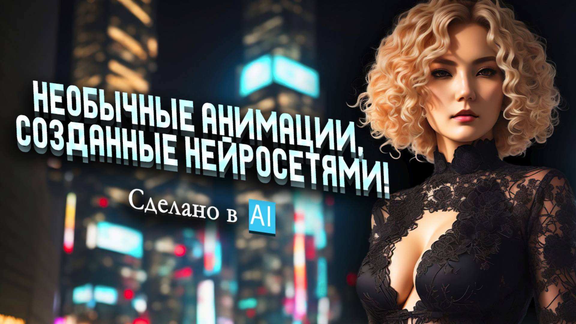 Необычные анимации, созданные нейросетями! 😱 Сделано в AI
