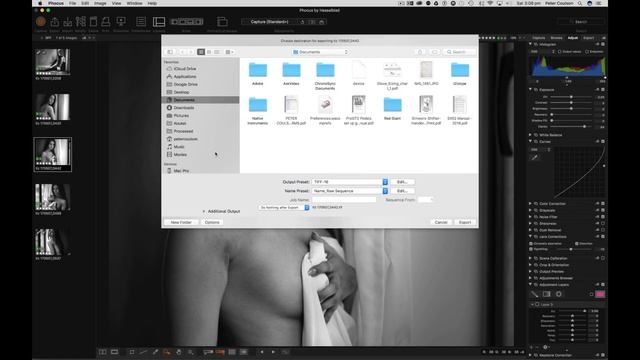 Tiziana raw workflow