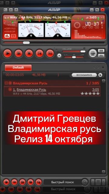 Владимирская Русь 
Стихи: Владимир Курочкин 
Музыка, исп: Дмитрий Гревцев