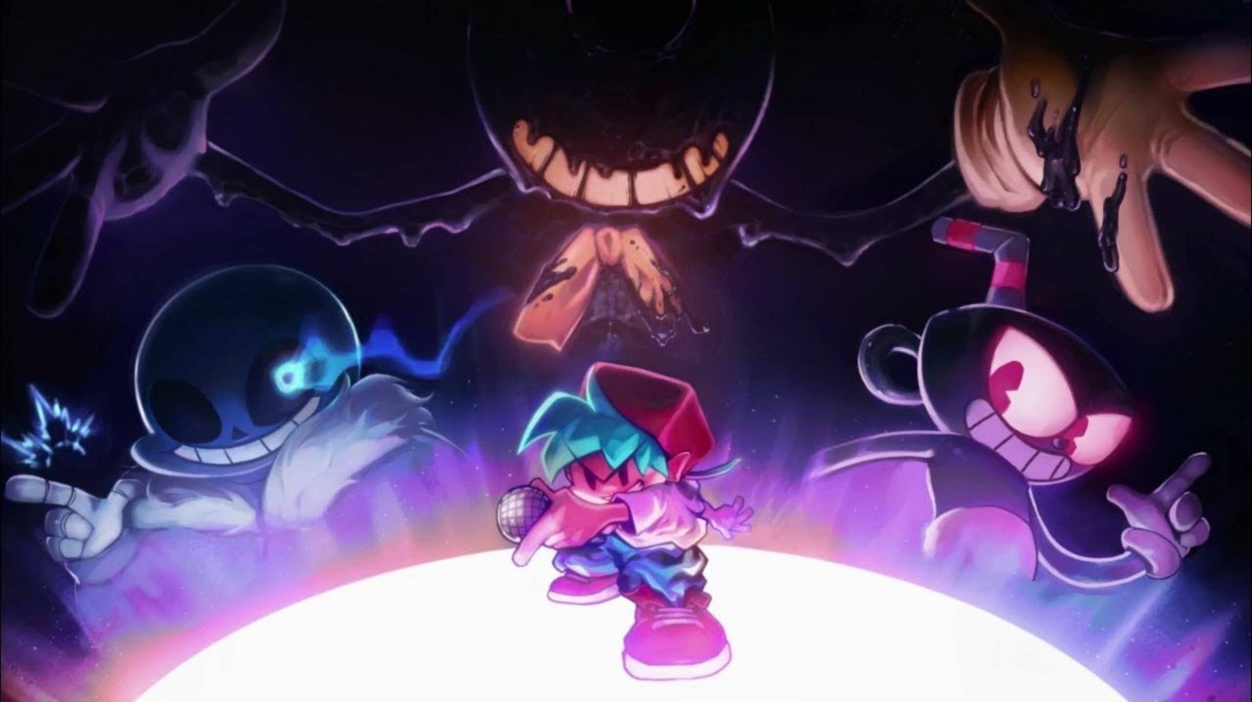 Прохождение мода Friday Night Funkin_ VS Indie Cross V1 (Арсений в первый раз играет в FNF)