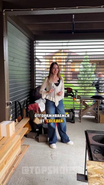 Уникальная беседка своими руками!