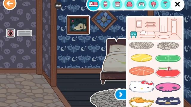 обустройство Хеллоуин дома в Toca Boca