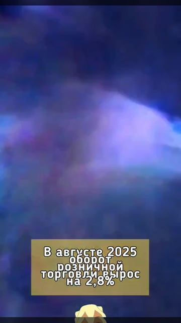 В августе 2025 оборот розничной торговли вырос на 2,8%