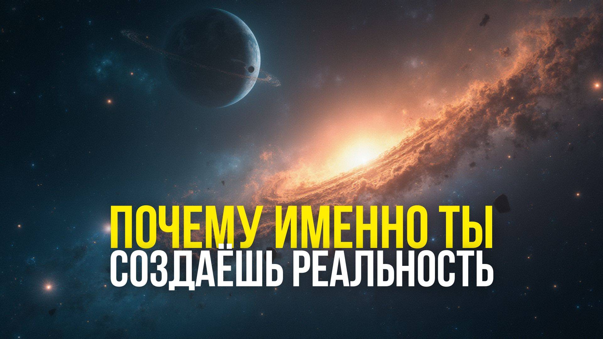 Мысли, выбор и Вселенная: почему именно ты создаёшь реальность