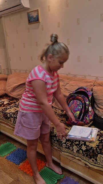 Когда дочь собирается в школу!