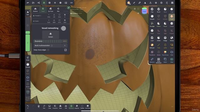 26 - Patsy the Pumpkin Fixing a Problem with Voxel Remesh