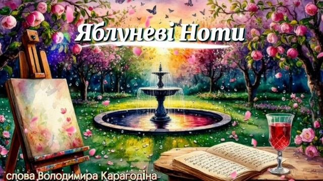 Яблуневі Ноти - слова Володимира Карагодiна. Студiя Олександра Михайлова