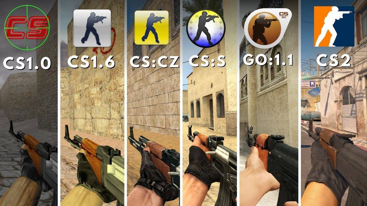 Counter-Strike эволюция 1999-2025  25 лет БЕЗУМНЫХ изменений графики