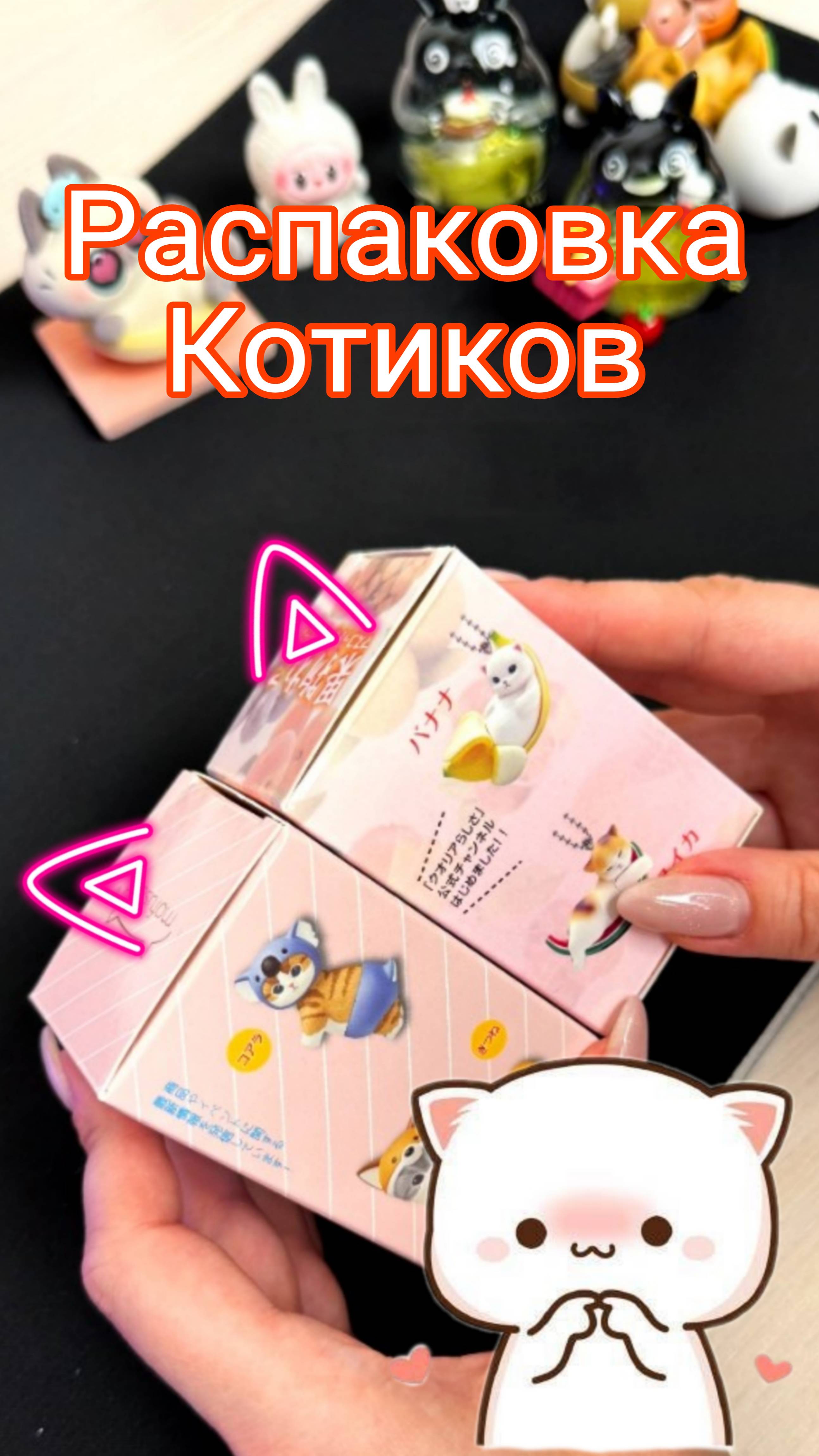 Распаковка фигурки котика