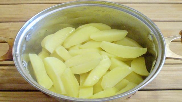 Картошка с зеленью