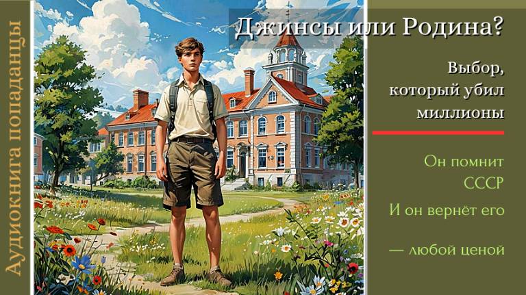 Аудиокнига. Попаданцы. Джинсы или Родина. Выбор, который убил миллионы. книга 1 из  2