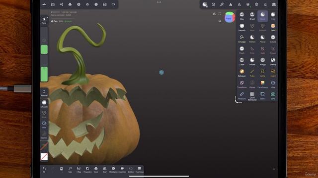 28 - Patsy the Pumpkin Use Layers to Alter your Work