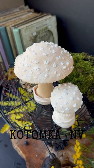 Мастер-модели для силиконовых форм грибы свечи мухомор #осень #свечи #мухомор