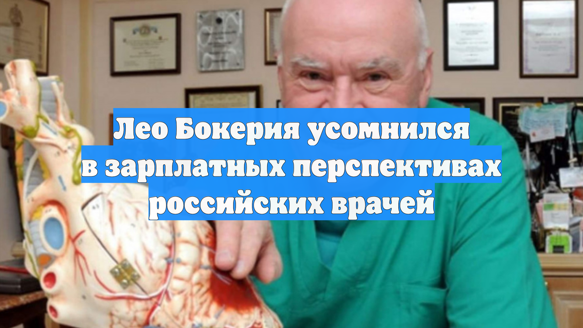 Лео Бокерия усомнился в зарплатных перспективах российских врачей