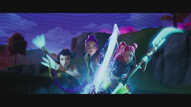 «Кейпоп-охотницы на демонов» & Fortnite