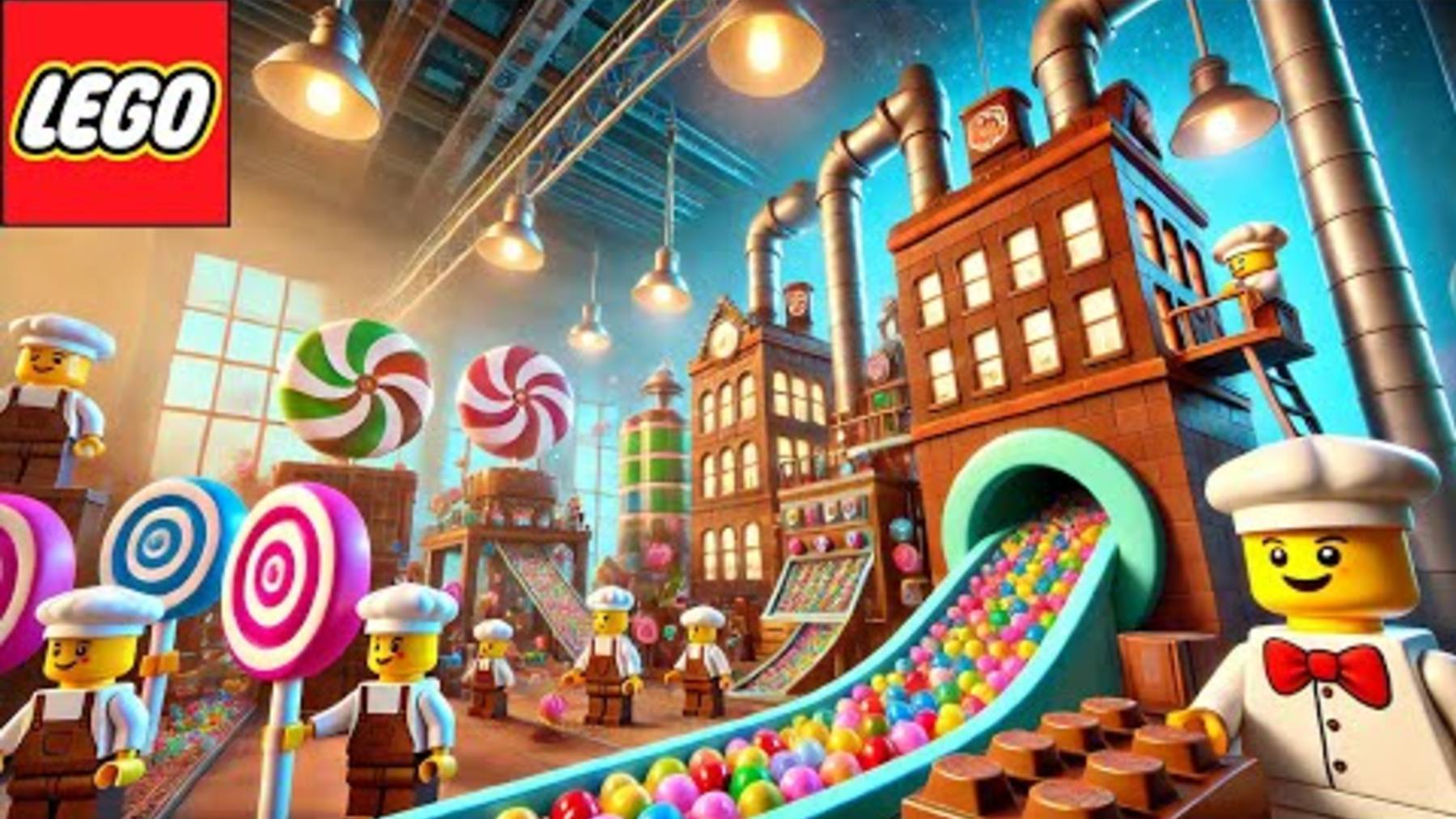Шоколадная фабрика LEGO сломалась – просто ошибка датчика