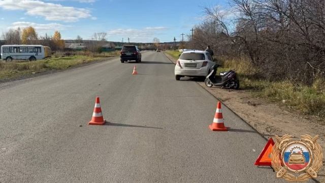 В Тайшетском округе подросток на мопеде попал в ДТП с иномаркой
