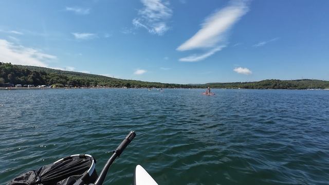 Русский остров, Велопоездка, вид из-за руля, Владивосток, август 2025.