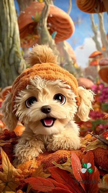 Милый песик бежит в твои объятия