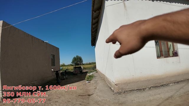 АРЗОНГА! КАТТА ХОВЛИ ЖОЙ СОТИЛАДИ 1600М/КВ ЯНГИБОЗОР УРГАНЧ ЁНИ
