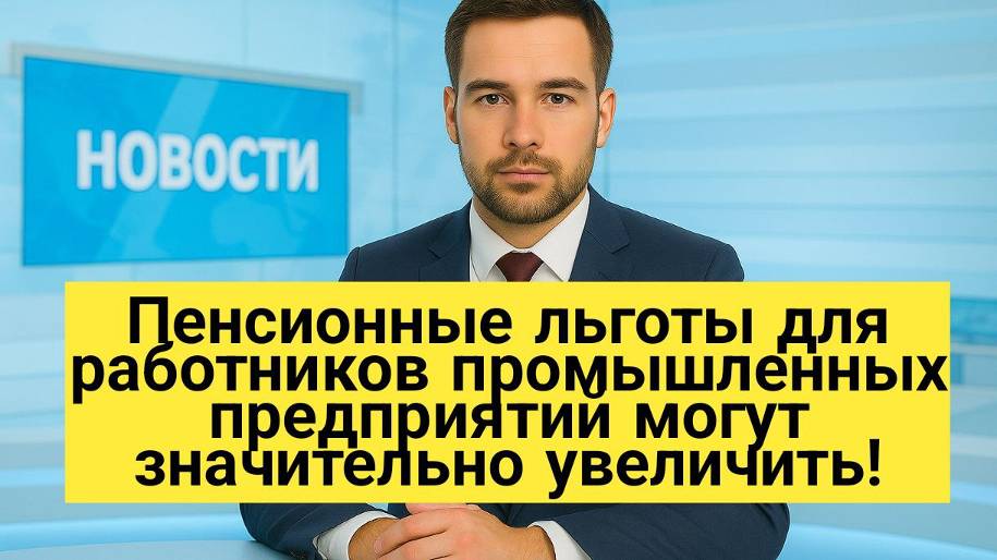 Пенсионные льготы для работников промышленных предприятий