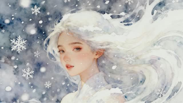 Зимний сон. История о несбывшейся мечте в стиле Акварель