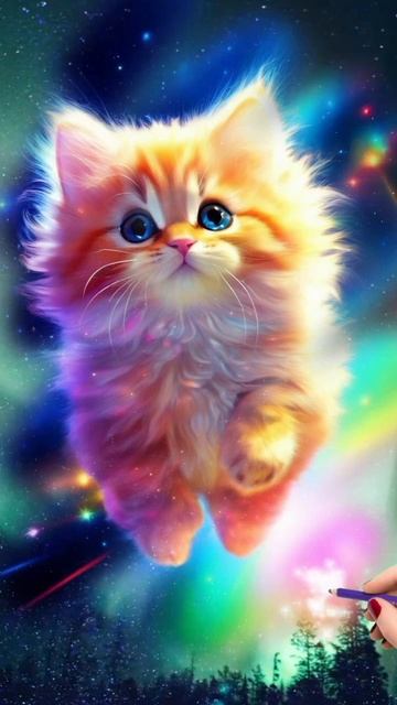 Северное сияние! Что же скрывает 💖👍#развлечение