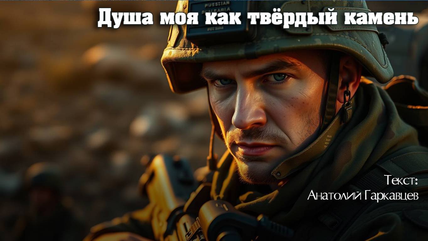 Душа моя как твёрдый камень. Текст: Анатолий Гаркавцев [Song By SieReNaDa]