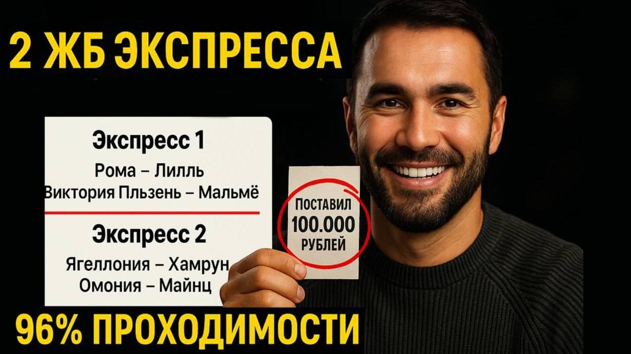 2 экспресса на ФУТБОЛ из 5-и событий. Прогнозы на футбол. Ставки на спорт.