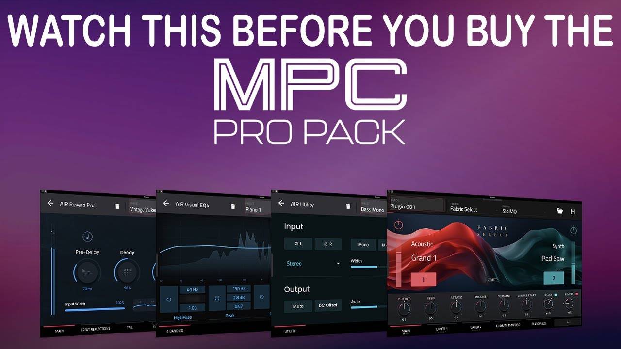 AKAI MPC Pro Pack: Air Visual EQ, Reverb Pro and Utility Review | Watch This Before Buy