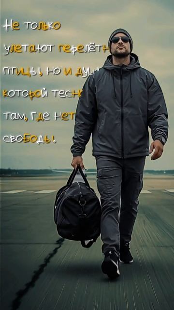 Не только улетают перелётные птицы, но и душа, которой тесно там, где нет свободы…