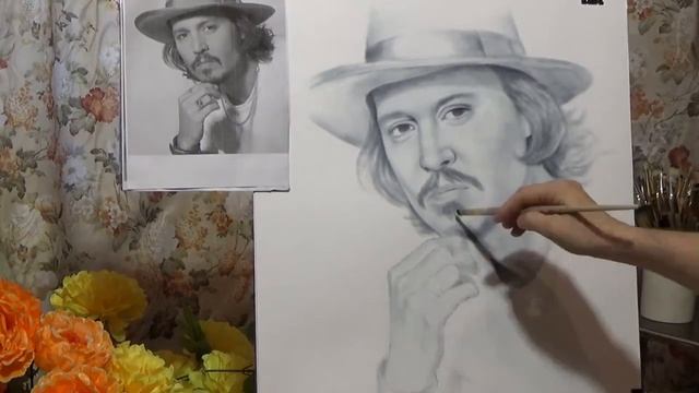 портрет Джонни Депп