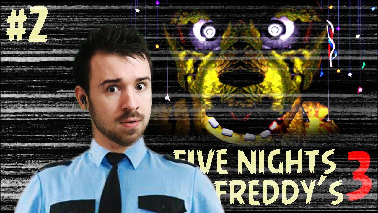 Прохождение Five Nights At Freddy's 3 #2 Ночь 3