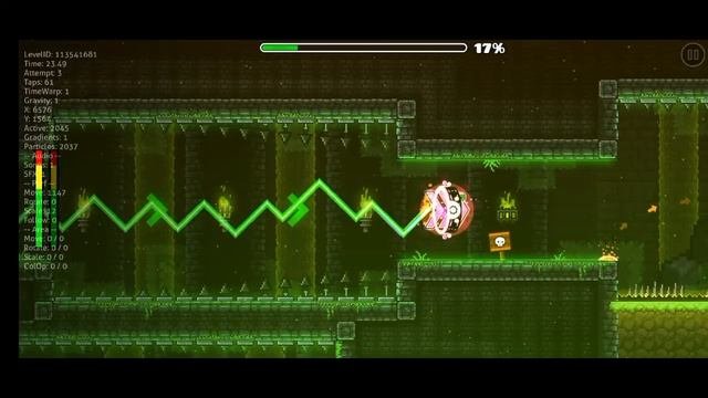 прошел Insane 8 звёзд в Geometry Dash
