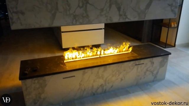 Установили электрокамин с 3 Д эффектом живого пламени Dimplex Cassette 1000 PS