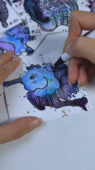 Расслабление и отдых через рисование.💆♀️Чудик #23