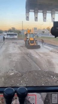 jcb работа с пылью🚜 #работа