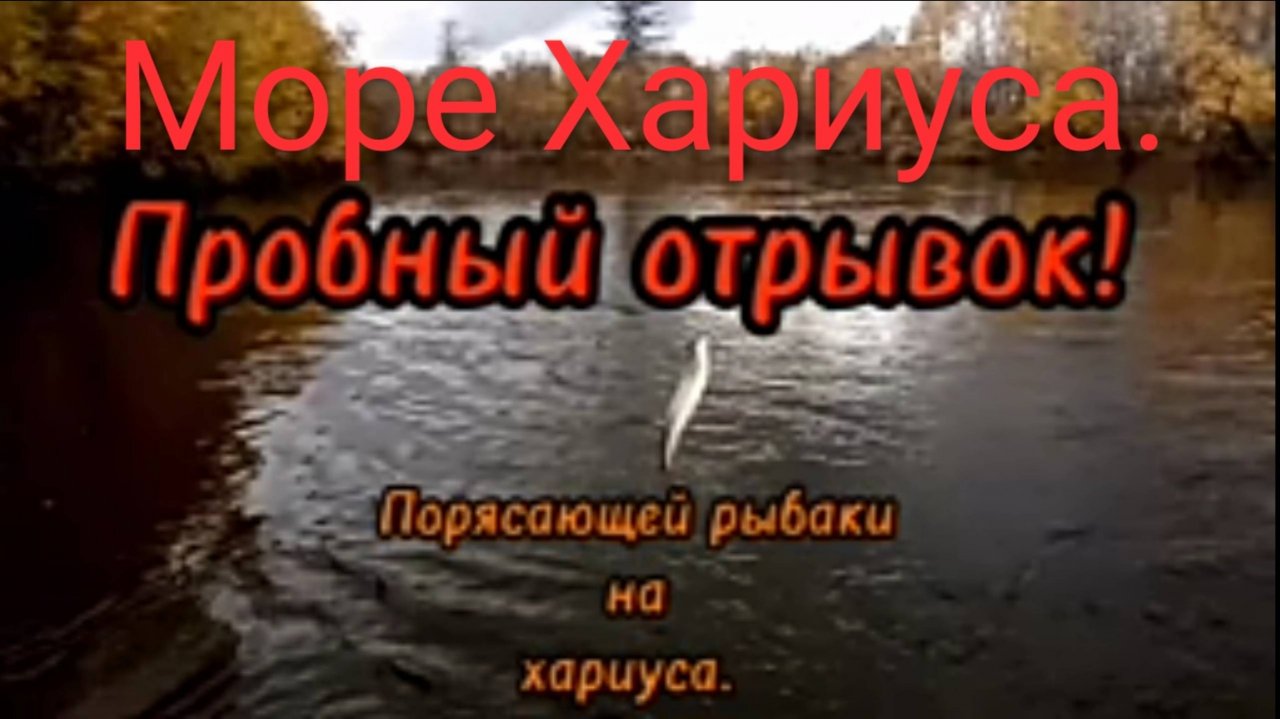 РЫБАЛКА на ХАРИУСА!!! Сентябрь 2025!