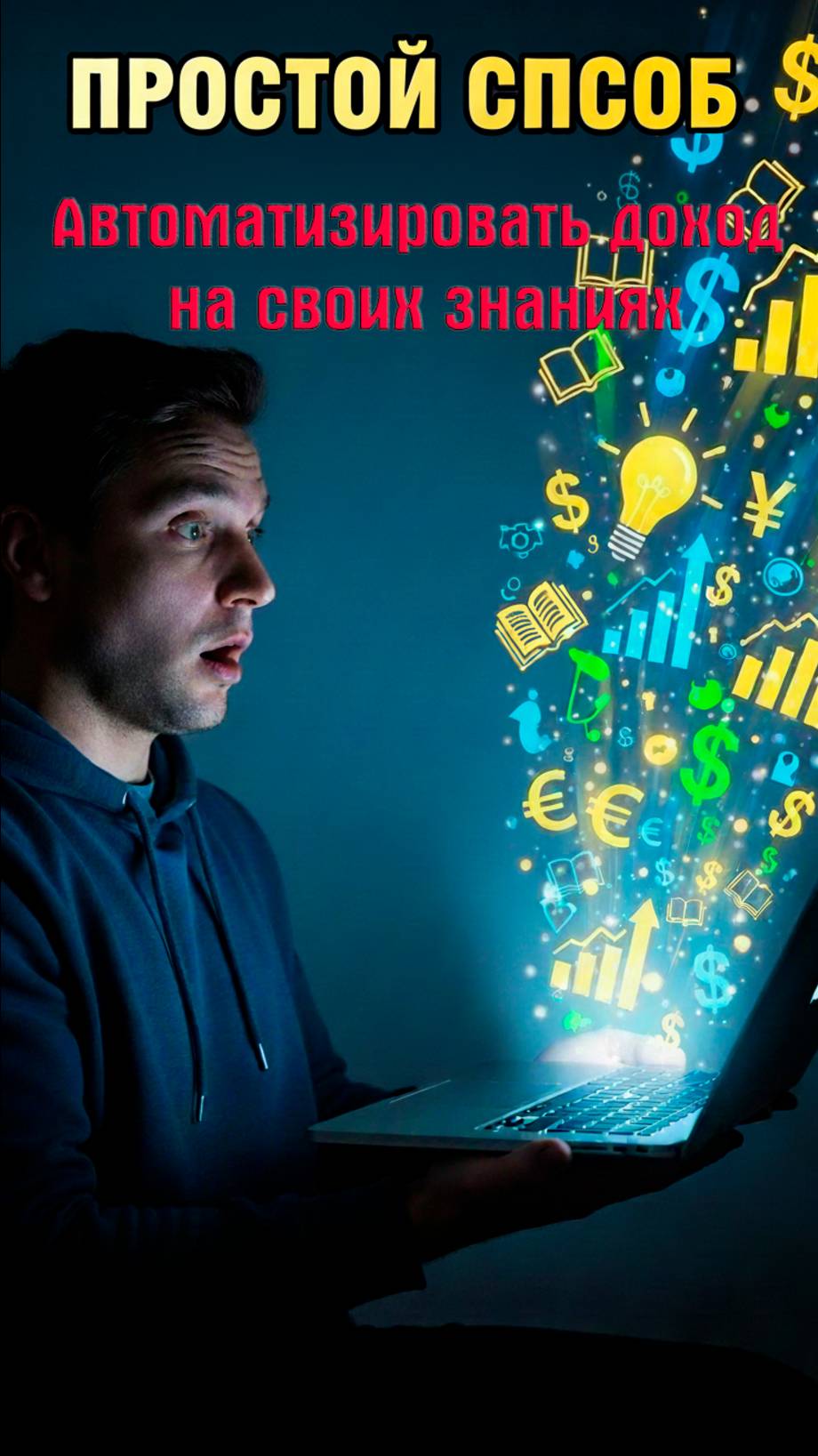 ПРОСТОЙ СПОСОБ автоматизировать доход на своих знаниях #AI #Образование