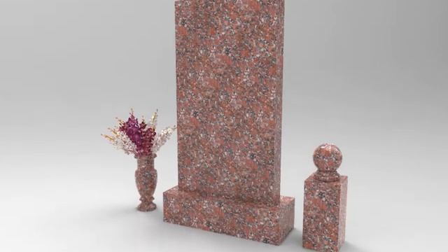 Памятники из гранита Грин Гэлакси     из красного Капустинского гранита и Изготовление п